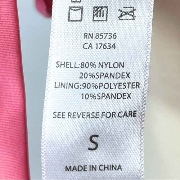 Halter Bikini Top Pink Crossover - Picture 5 of 8